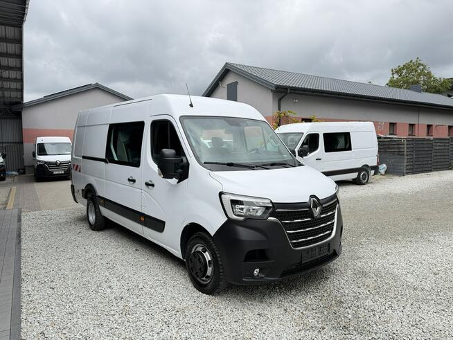 Renault Master max L3H2 bliźniak 6 osobowy brygadówka doka 165KM hak 3,5t lift