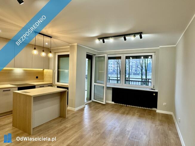 Salon z Aneksem, PRALNIA, Duży Balkon Do Wprowadzenia, Bez Prowizji