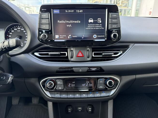 Hyundai i30 1.5 T-GDi 160KM manual SMART Salon Polska Serwis ASO FV23% Gwarancja