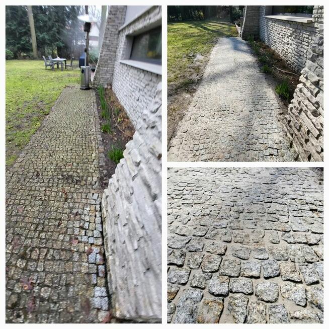 Mycie kostki brukowej/elewacji/dachów.