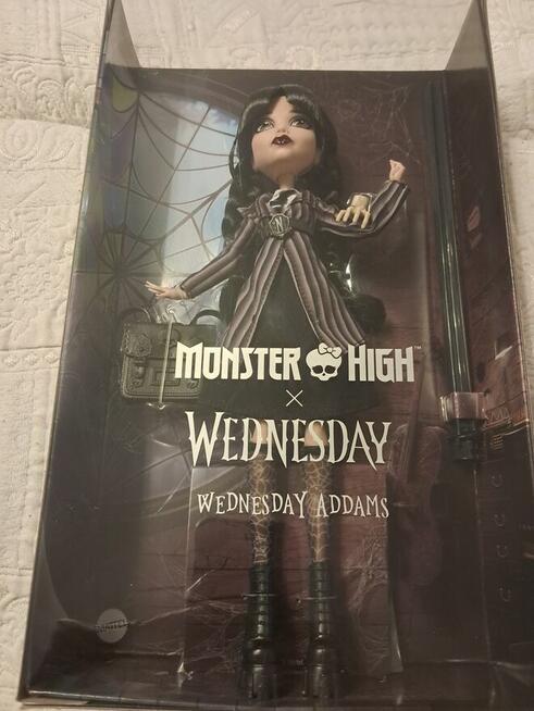 Kolekcjonerska lalka Monster High Wednesday Addams