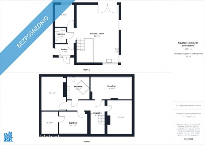 Dom 165 m² | 15 ar | 6 pok | 2025 | Garaż | Rekuperacja | OSIECZANY