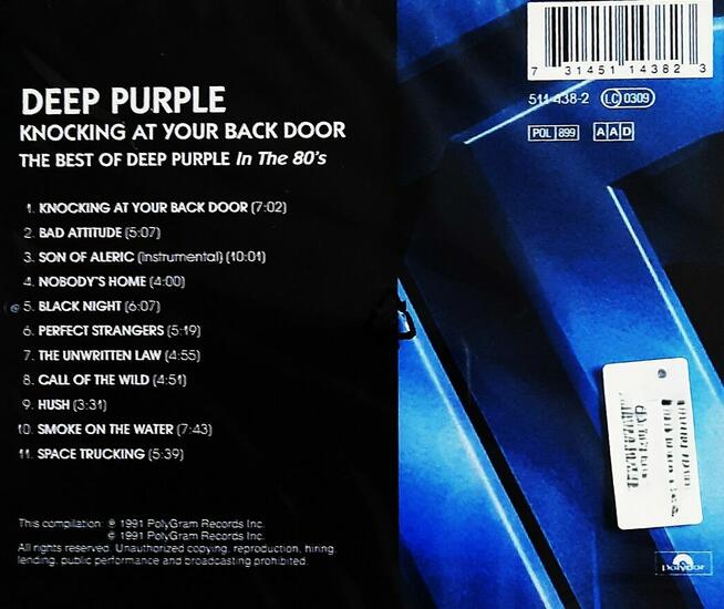 CD Nowa- Polecam Album CD DEEP PURPLE -Album - Knocking At Y