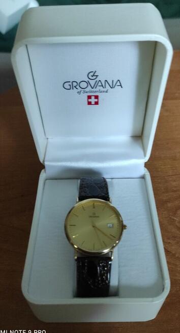 Złoty zegarek GROVANA 14k,585 nowy
