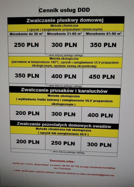 Ekologiczna dezynsekcja od ręki