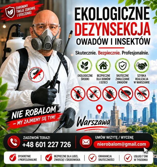 Ekologiczna dezynsekcja od ręki