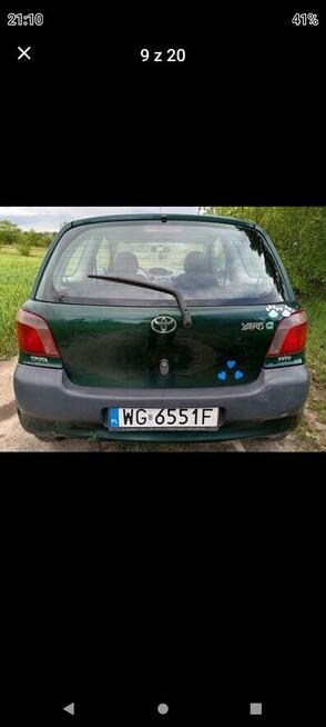 TOYOTA YARIS 2003 1.0i 16V 68KM Łańcuch ABS 4Opony.Całoroczn