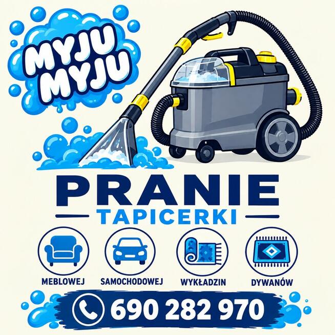 Pranie tapicerki meblowej i samochodowej