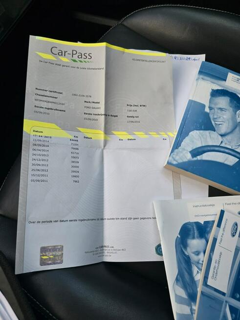 Ford Galaxy 2.0 TDI / 7 mio Osobowy / Panorama / Skóra / Serwis ASO Do końca GHIA