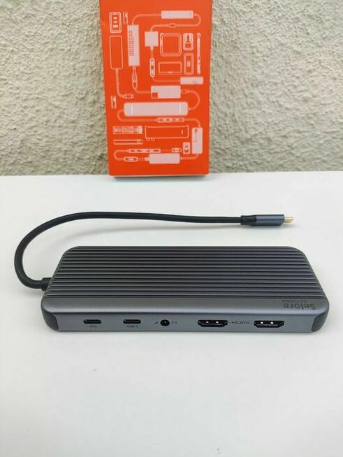Stacja Dokująca USB-C HDMI DisplayPort DP RJ45 SD/TF Hub