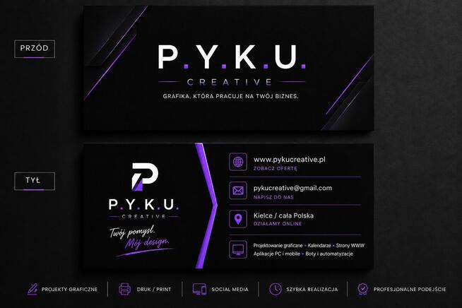 Strony internetowe i grafika – P.Y.K.U. Creative