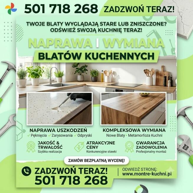 Blaty wymieniam na nowe kuchenne
