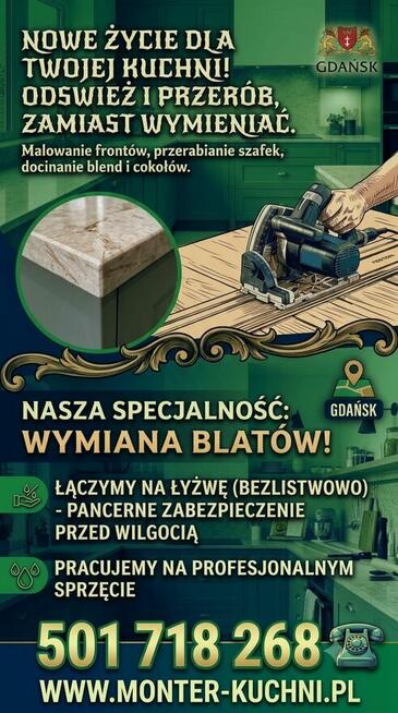 Złota rączka montaż kuchni Gdansk Sopot Gdynia
