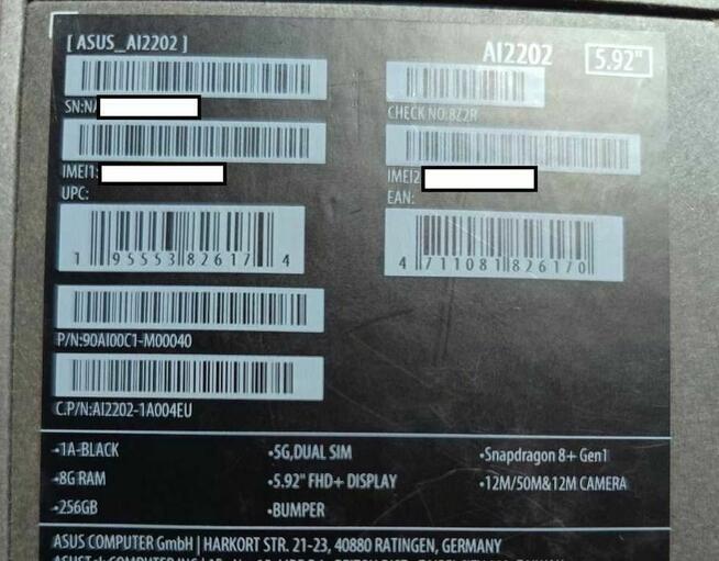 Zenfone 9 8/256 stan BDB.