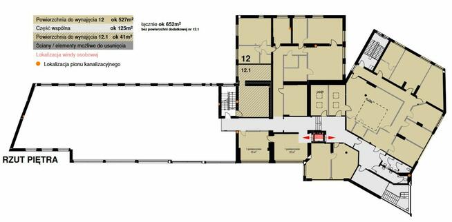 Budynek użytkowy 1333 m2, winda, duże przeszklenia | W3