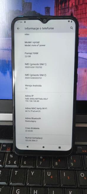 Motorola E7i Power +512GB karta pamięci +etui +szkło +nowy d