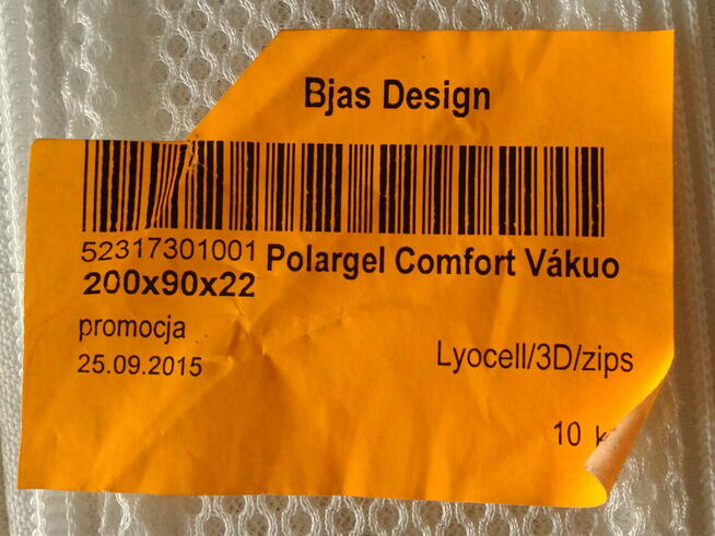 Materac piankowy 90x200 cm