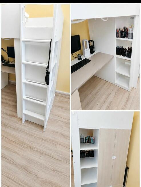 Łózko z antresolą Ikea