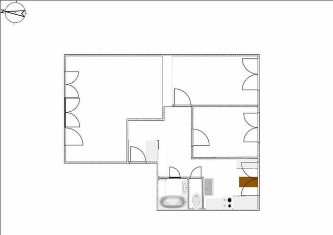 Sprzedam mieszkanie 3 pok 60 m², Wańkowicza do zamieszkania