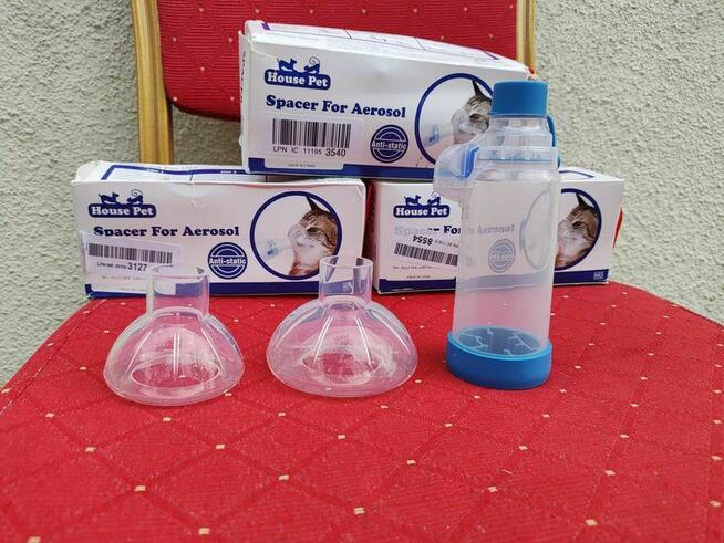 Antystatyczna Komora Dystansowa Inhalator dla Psa Kota tubus