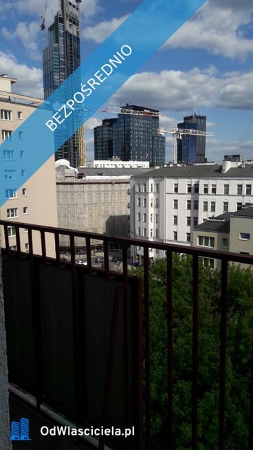 Bezpośrednio, 3 nieprzechodnie pokoje z balkonem, ok. Ronda ONZ i Dworca Centralnego