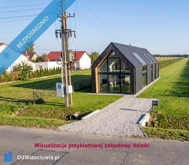 Inwestycja 0,99 ha | www.skalmierz.pl | Bez statusu rolnika | Bezpośrednio przy asfalcie