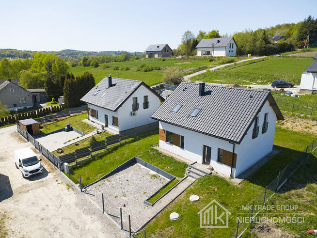Nowy dom wolnostojący 116m2 ok. Wieliczki, 8ar