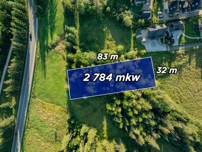 Działka Rolno-Leśna 2784 m² | Kościelisko | Gronik