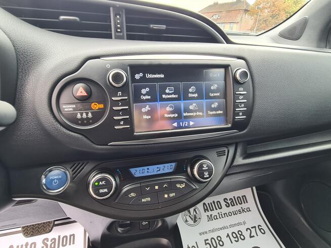 Toyota Yaris HYBRID 47 Tys.Km Navi 2xPDC Kamera Led Klimatronik Wolne Ręce Alu