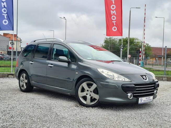 Peugeot 307 SW 7-Osbowy SzklanyDach Klimatronik Półskóry Sensory Tempomat Halogeny