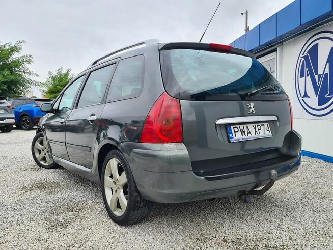 Peugeot 307 SW 7-Osbowy SzklanyDach Klimatronik Półskóry Sensory Tempomat Halogeny