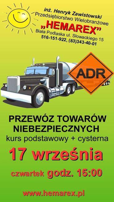 Kurs ADR, UNO - HEMAREX