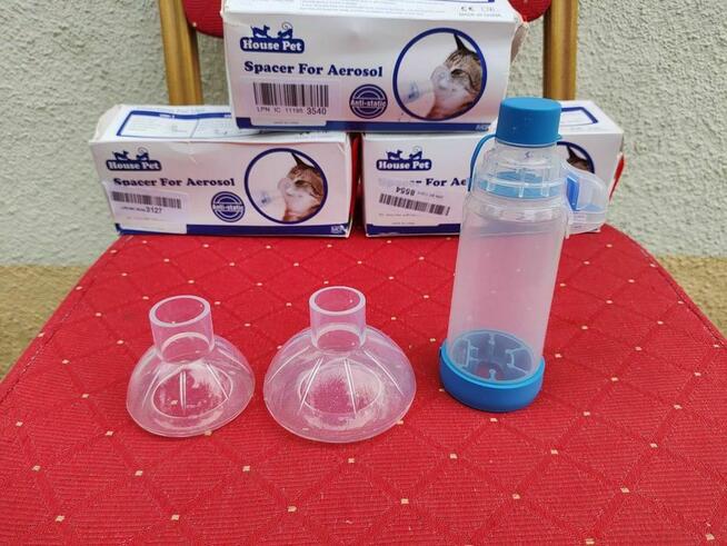Antystatyczna Komora Dystansowa Inhalator dla Psa Kota tubus