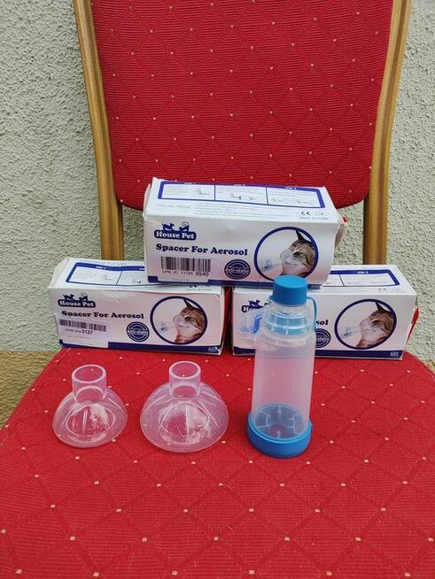 Antystatyczna Komora Dystansowa Inhalator dla Psa Kota tubus