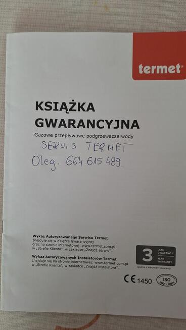 Gazowy przepływowy podgrzewacz wody