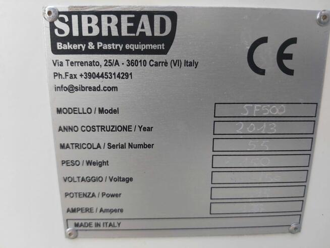Rogalikarka SIBREAD - ITALY model SF 500 w bdb stanie, piekar