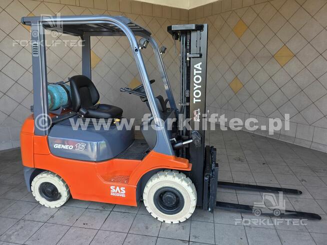 Wózek Widłowy TOYOTA 7FG15 , Triplex , TOYOTA 7FGF15 Linde