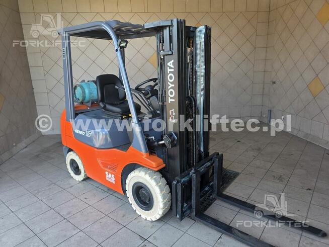 Wózek Widłowy TOYOTA 7FG15 , Triplex , TOYOTA 7FGF15 Linde