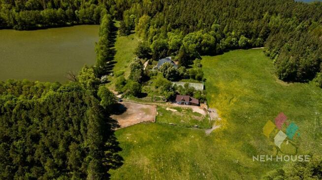 Stajnia, dom 3,5ha duża działka, linia brzegowa