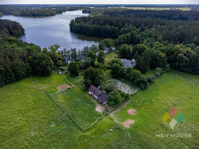 Stajnia, dom 3,5ha duża działka, linia brzegowa