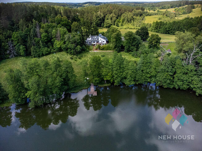 Stajnia, dom 3,5ha duża działka, linia brzegowa