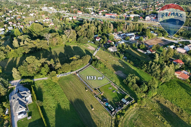 Działka budowlana 1173 m² z warunkami zabudowy
