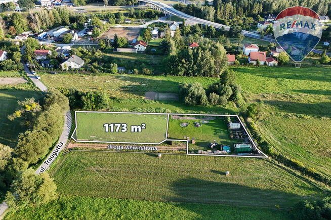 Działka budowlana 1173 m² z warunkami zabudowy