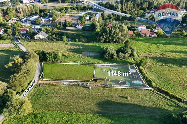 Działka budowlana 1148 m² z warunkami zabudowy
