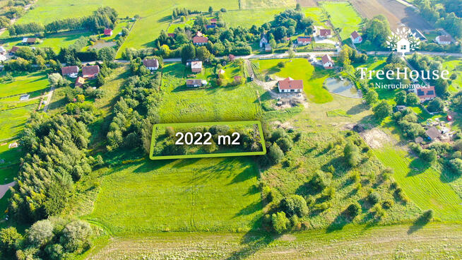Działka 2022 m² na Mazurach z MPZP-Jezioro Silec