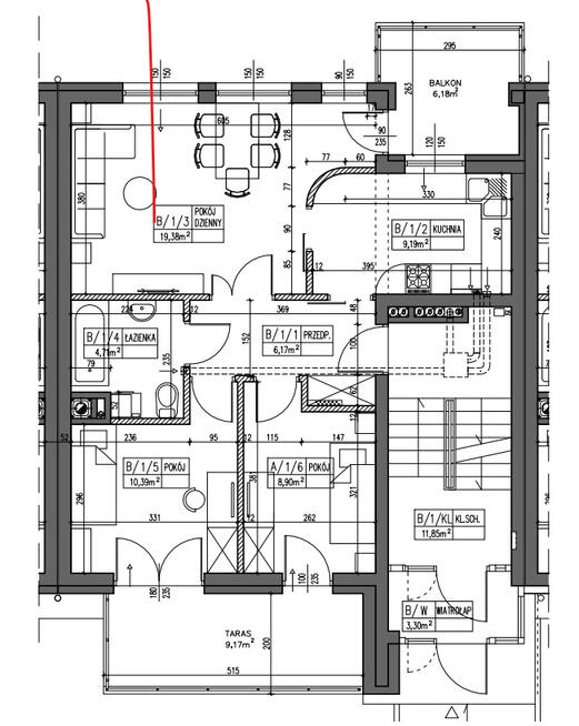 Apartament 59,01 > Obrońców Westerplatte