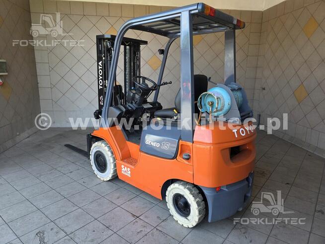 Wózek Widłowy TOYOTA 7FG15 , Triplex , TOYOTA 7FGF15 Linde