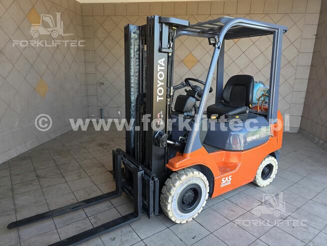 Wózek Widłowy TOYOTA 7FG15 , Triplex , TOYOTA 7FGF15 Linde