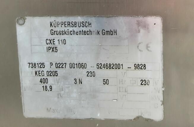 Kuchnia elektryczna 6-palnikowa z piekarnikiem 91/26/1