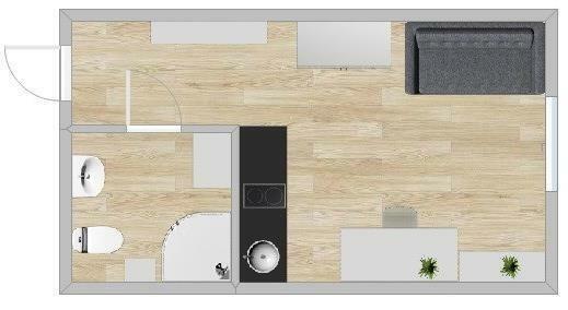 Studio w pobliżu Manufaktury, Legionów 75